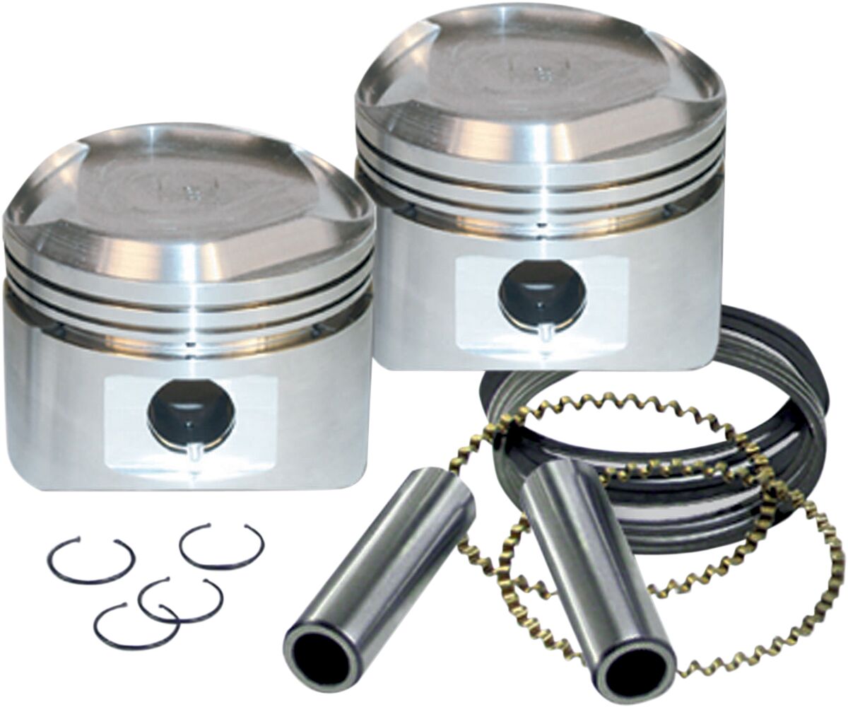 SUPER STOCK PISTON KIT 3 1/2" +0.020" LOW COMPRESSION W/ RINGS