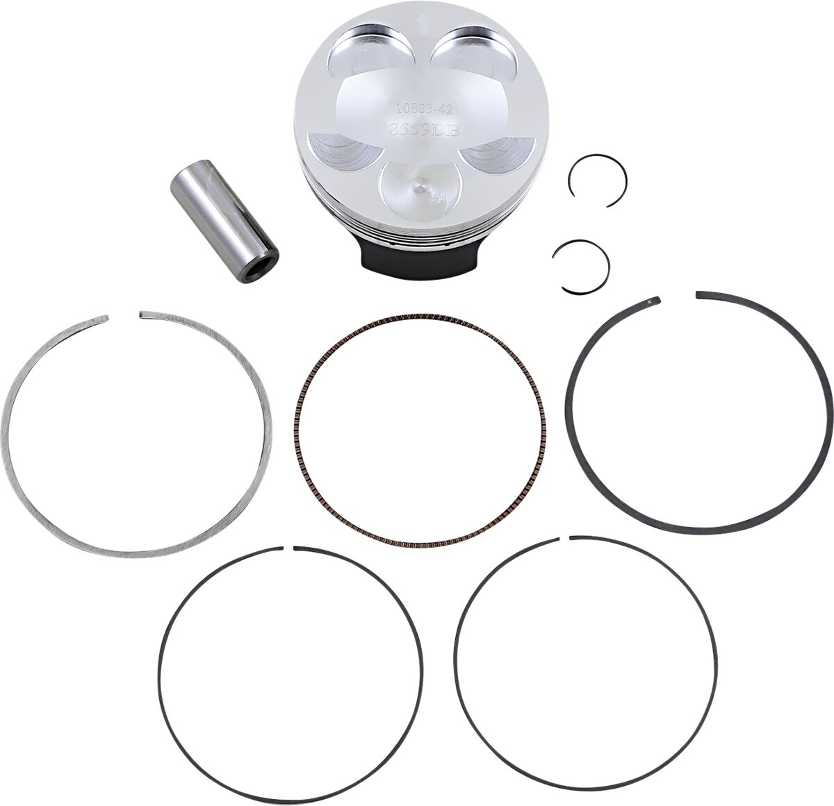 PISTON KIT FORGED STEEL PERFORMANCE REPLACEMENT / YAMAHA / SIZE +0,01