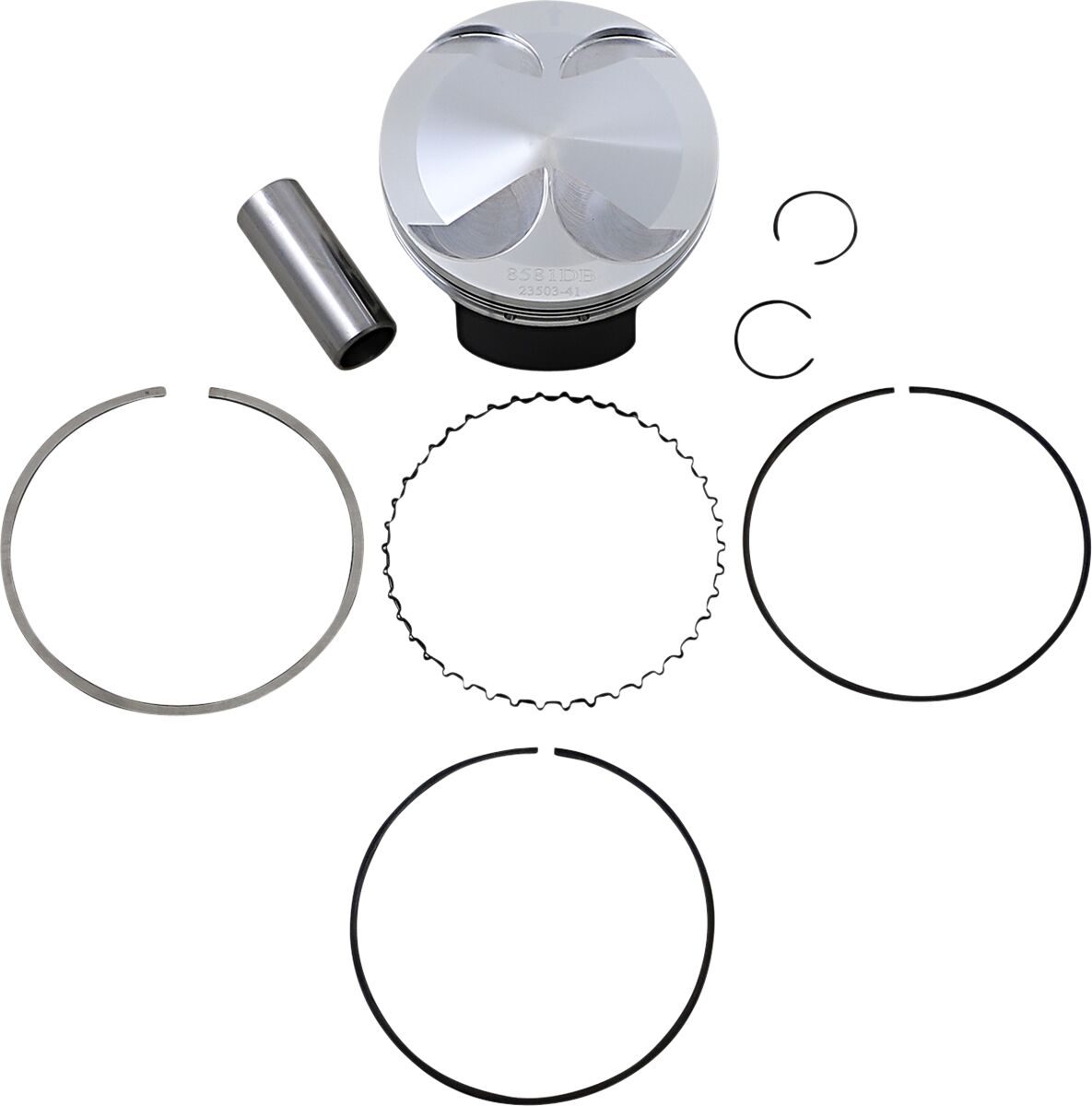 PISTON KIT FORGED STEEL OEM REPLACEMENT / BETAMOTOR / KTM / POLARIS / SIZE STANDARD