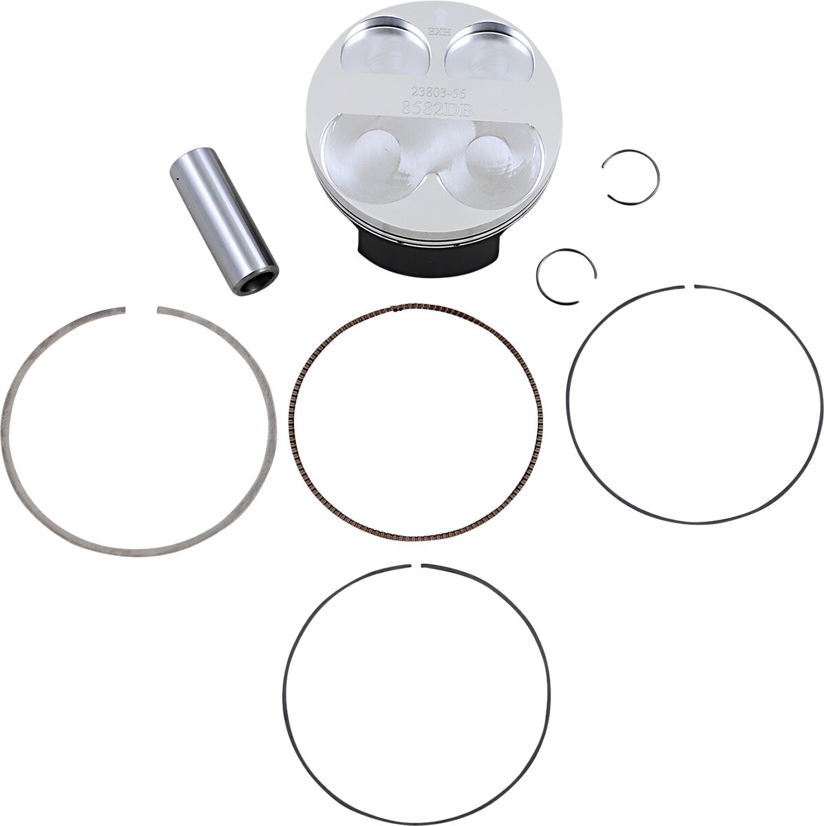 PISTON KIT FORGED STEEL PERFORMANCE REPLACEMENT / KAWASAKI / SUZUKI / SIZE +0,01