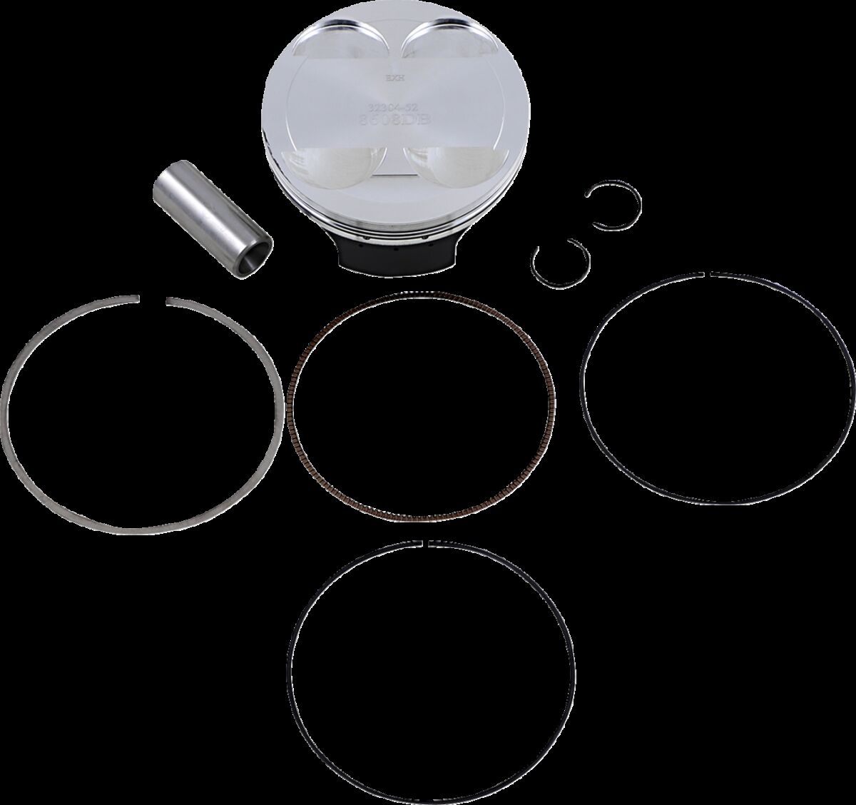 PISTON KIT FORGED STEEL PERFORMANCE REPLACEMENT / HONDA / SIZE +0,01