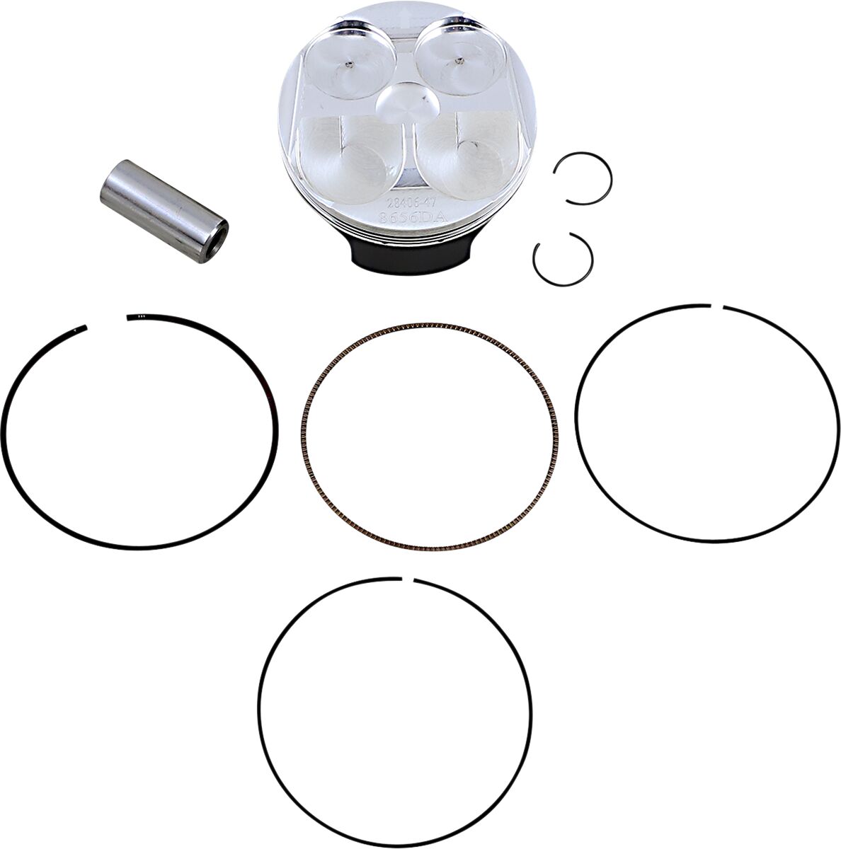 PISTON KIT FORGED STEEL OEM REPLACEMENT / HONDA / SIZE STANDARD