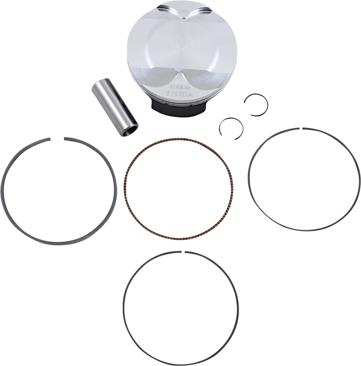 PISTON KIT FORGED STEEL OEM REPLACEMENT / HUSABERG/KTM / SIZE STANDARD