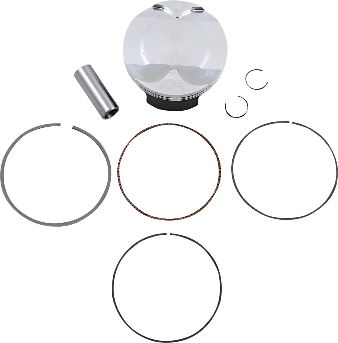 PISTON KIT FORGED STEEL PERFORMANCE REPLACEMENT / HUSABERG/KTM / SIZE +0,01