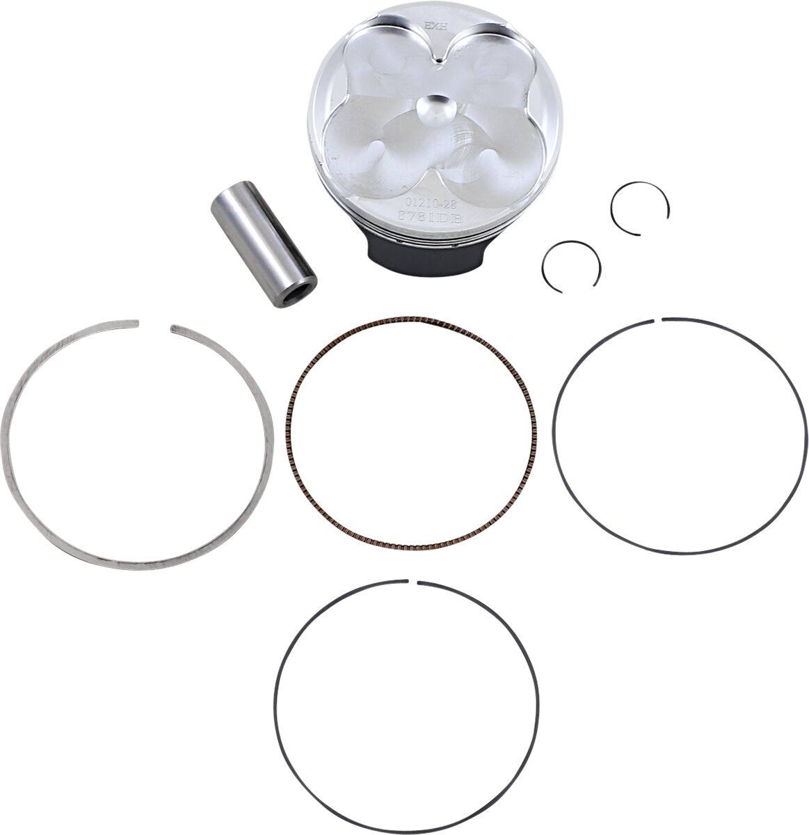 PISTON KIT FORGED STEEL PERFORMANCE REPLACEMENT / SUZUKI / SIZE +0,01