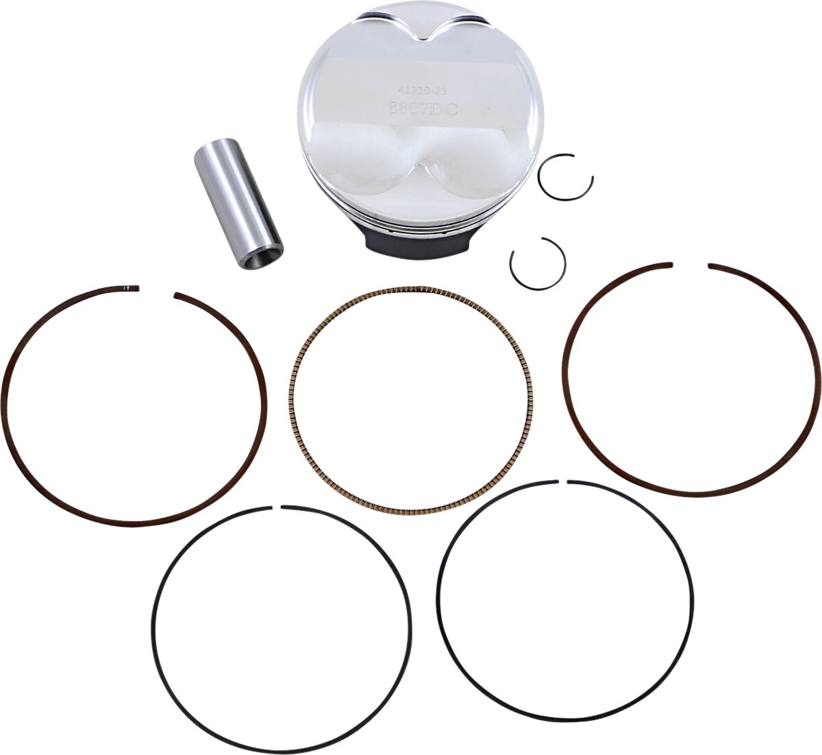 PISTON KIT FORGED STEEL PERFORMANCE REPLACEMENT / HUSQVARNA / KTM / SIZE +0,02