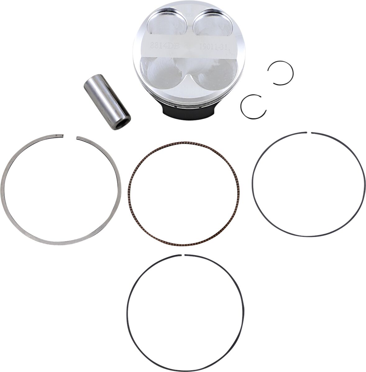 PISTON KIT FORGED STEEL PERFORMANCE REPLACEMENT / KAWASAKI / SIZE +0,01