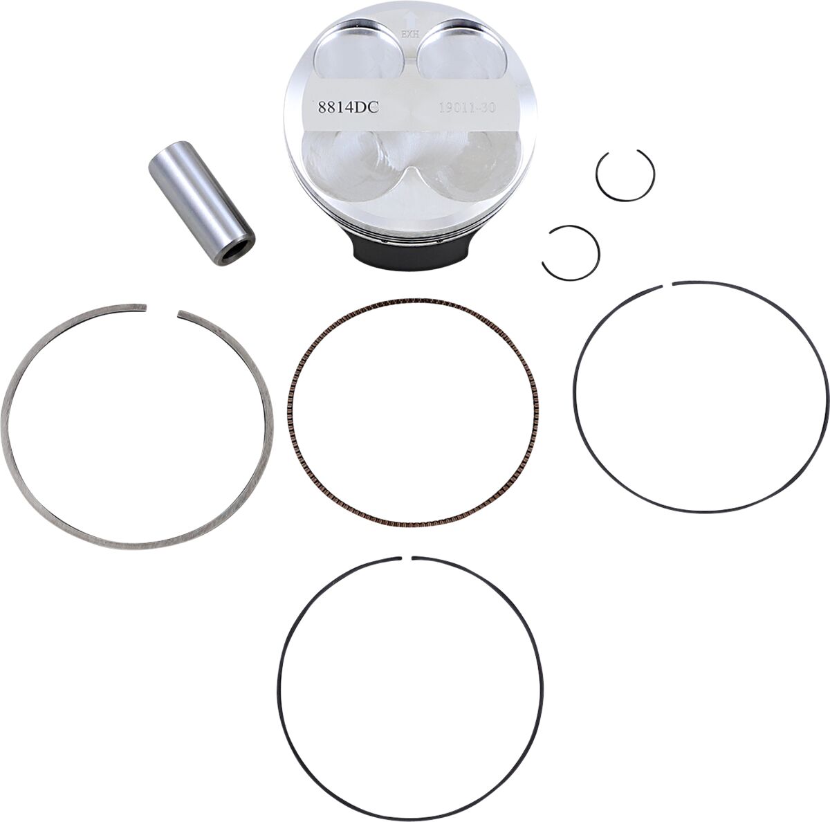 PISTON KIT FORGED STEEL PERFORMANCE REPLACEMENT / KAWASAKI / SIZE +0,02