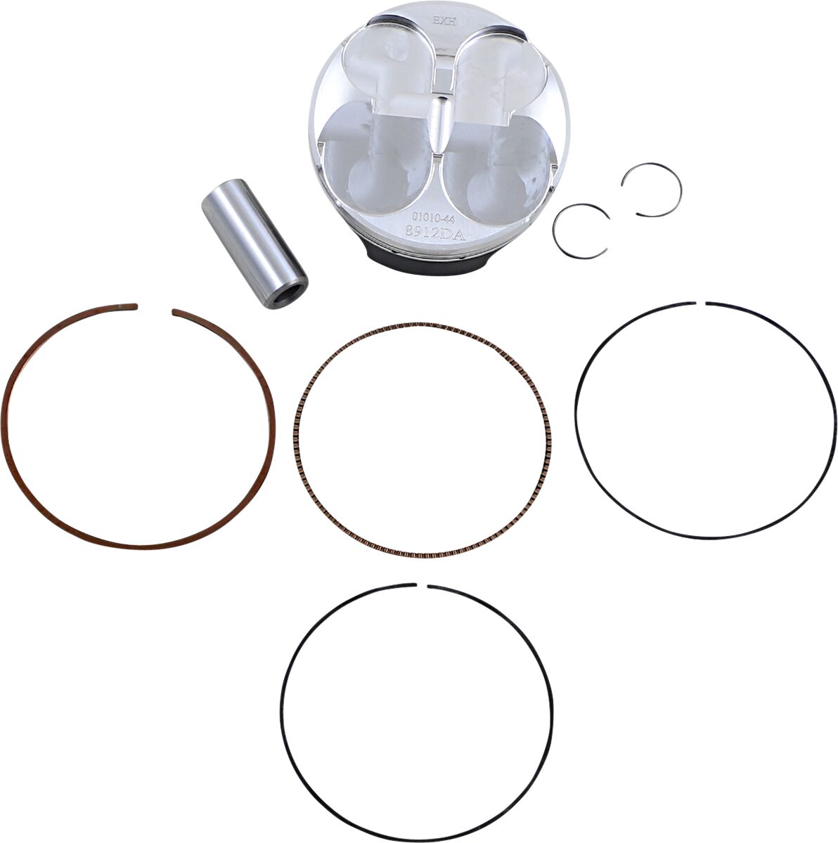 PISTON KIT FORGED STEEL OEM REPLACEMENT / HONDA / SIZE STANDARD