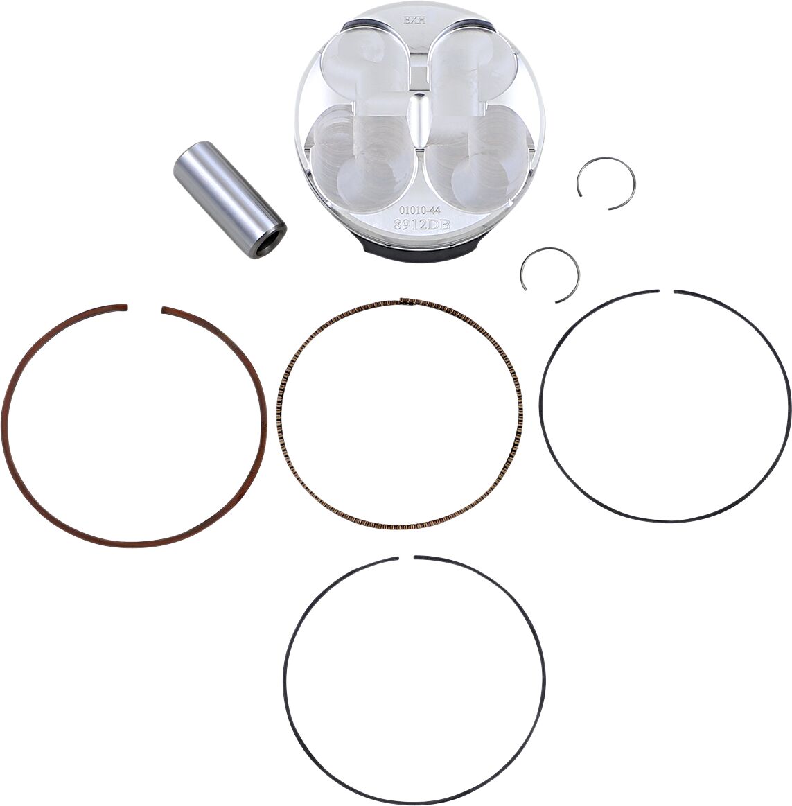 PISTON KIT FORGED STEEL PERFORMANCE REPLACEMENT / HONDA / SIZE +0,01
