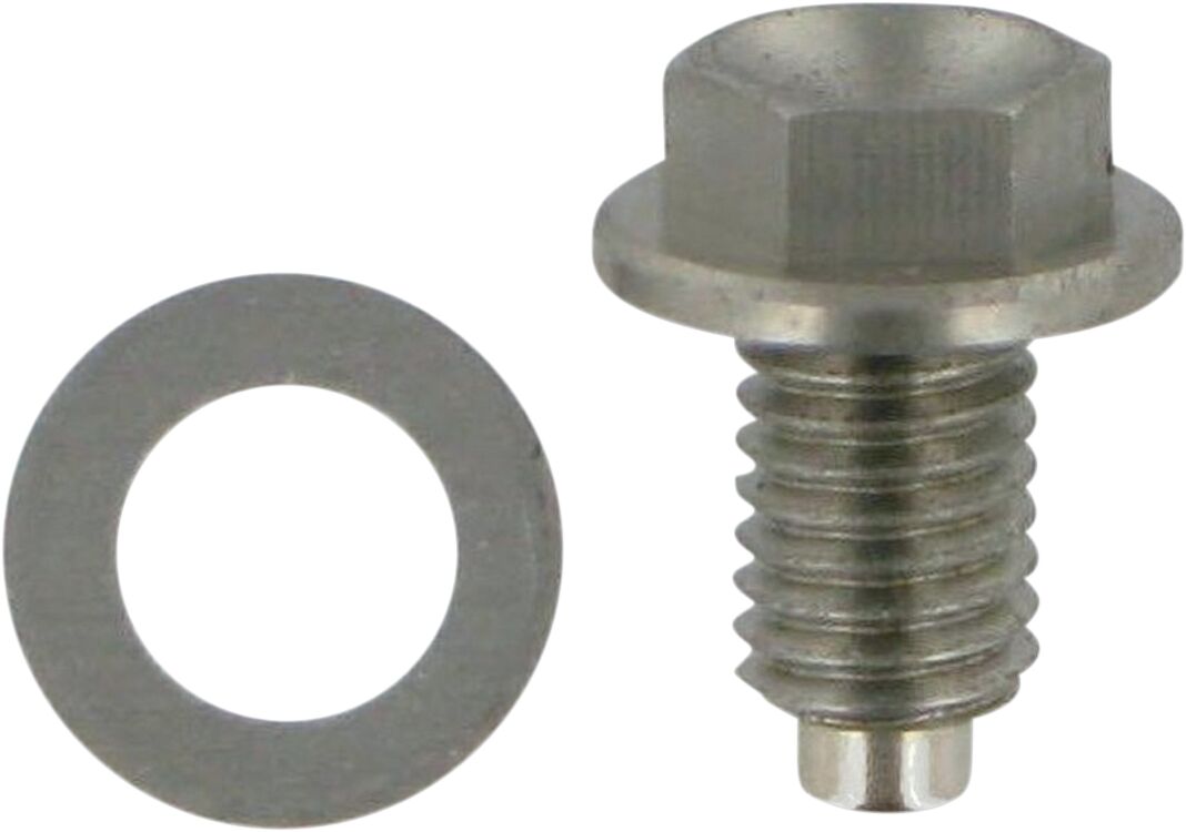 MAGNETIC DRAIN PLUG ZIP-TY SILVER SUZUKI/YAMAHA