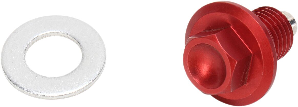 MAGNETIC DRAIN PLUG ZIP-TY RED HONDA