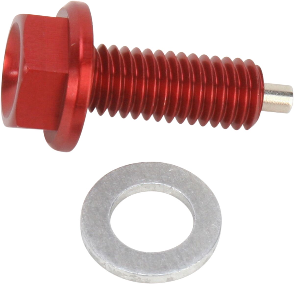 MAGNETIC DRAIN PLUG ZIP-TY RED HONDA