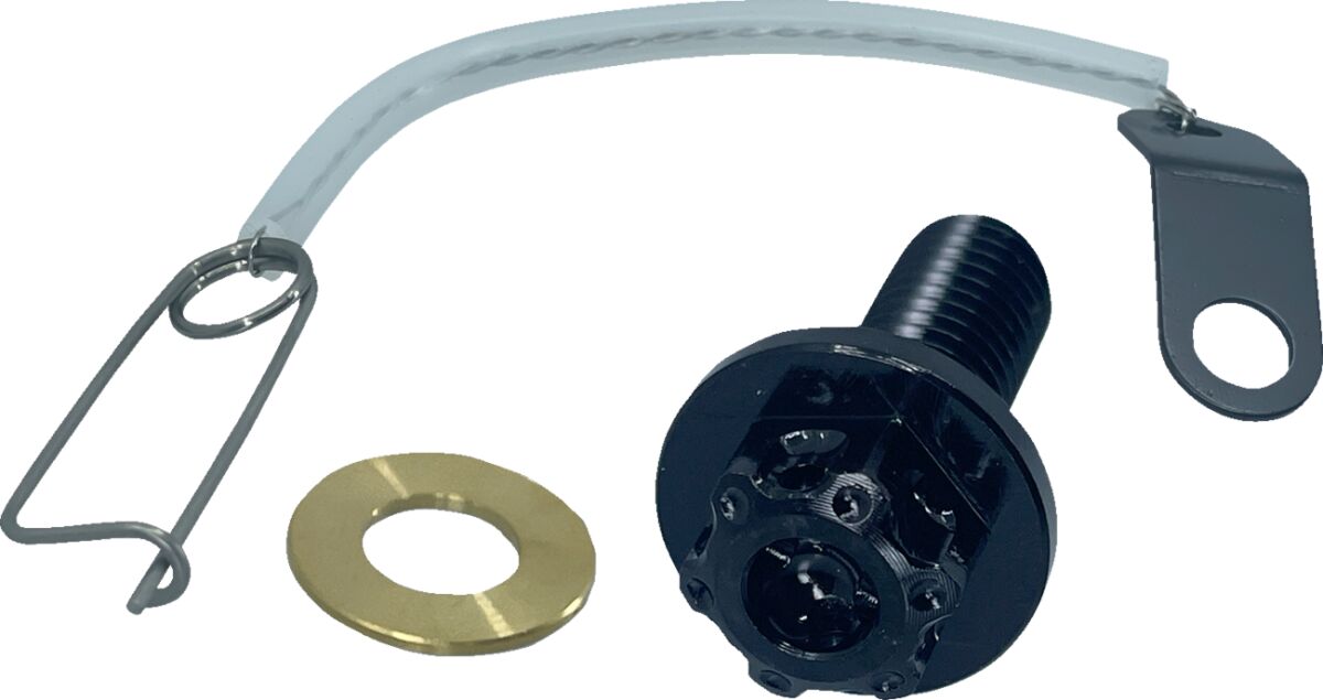 DRAIN PLUG 10X1.5X22 BLACK