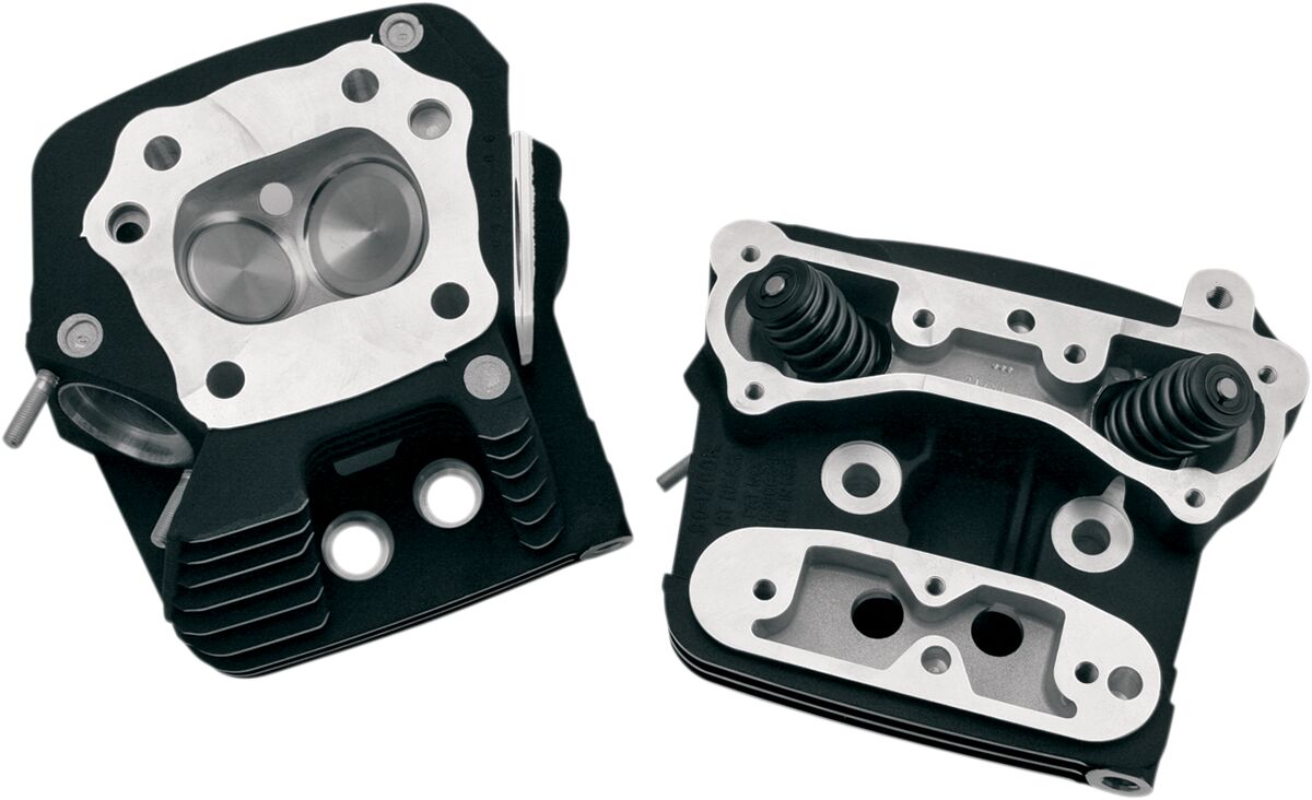 REPLACEMENT CYLINDER HEADS LOW-COMPRESSION 82CC BLACK