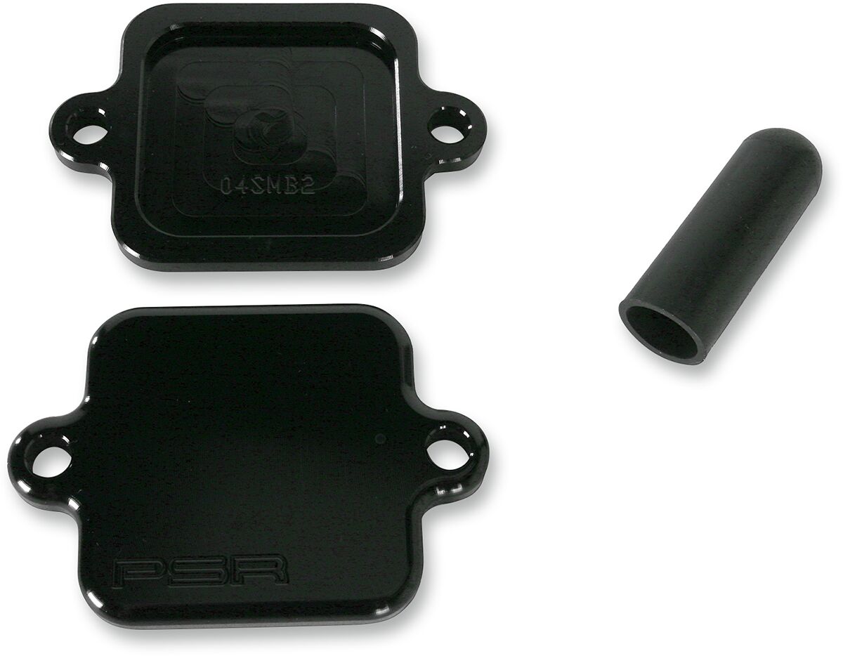 BLOCK OFF PLATE BLACK