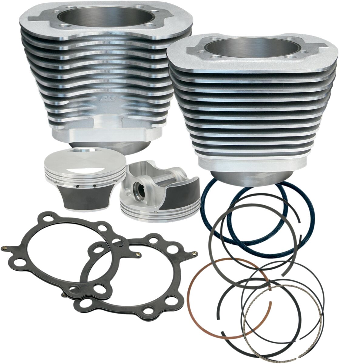 CYLINDER/PISTON KIT TWIN-CAM 106" SILVER