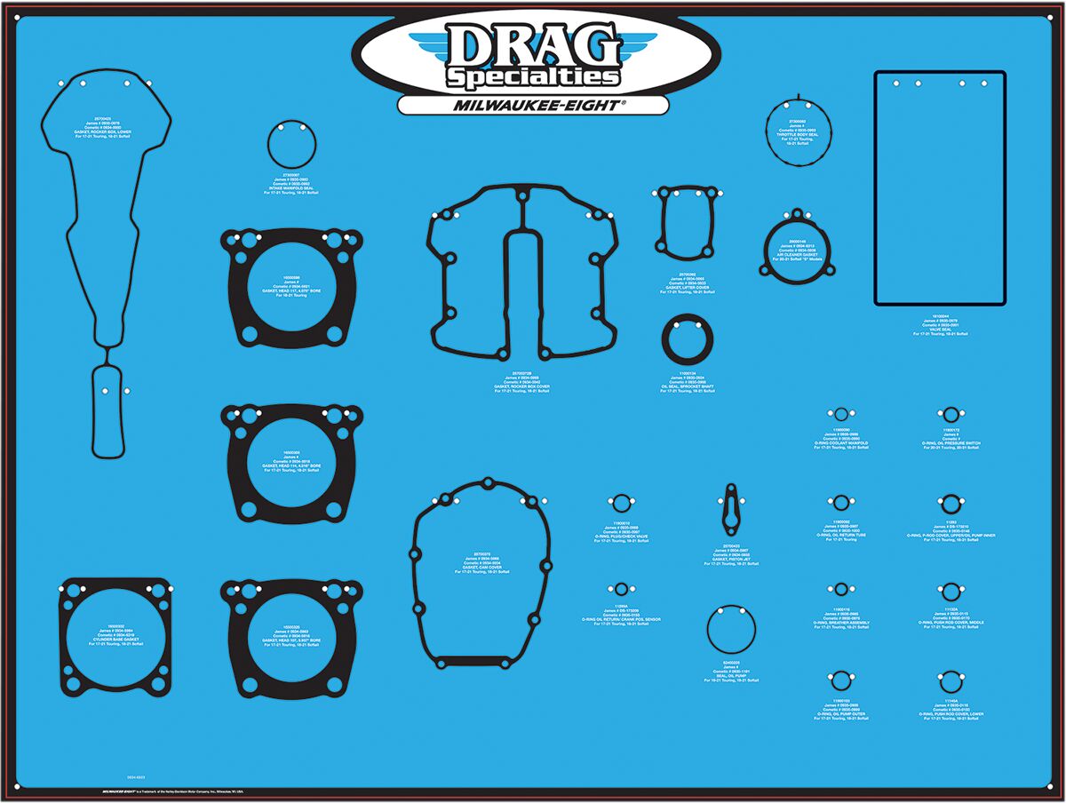DISPLAY BRD GASKET 17+M8