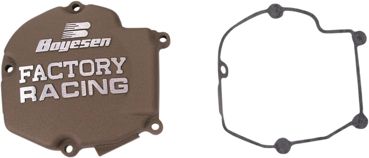 IGNITION COVER FACTORY RACING  ALUMINUM REPLACEMENT MAGNESIUM