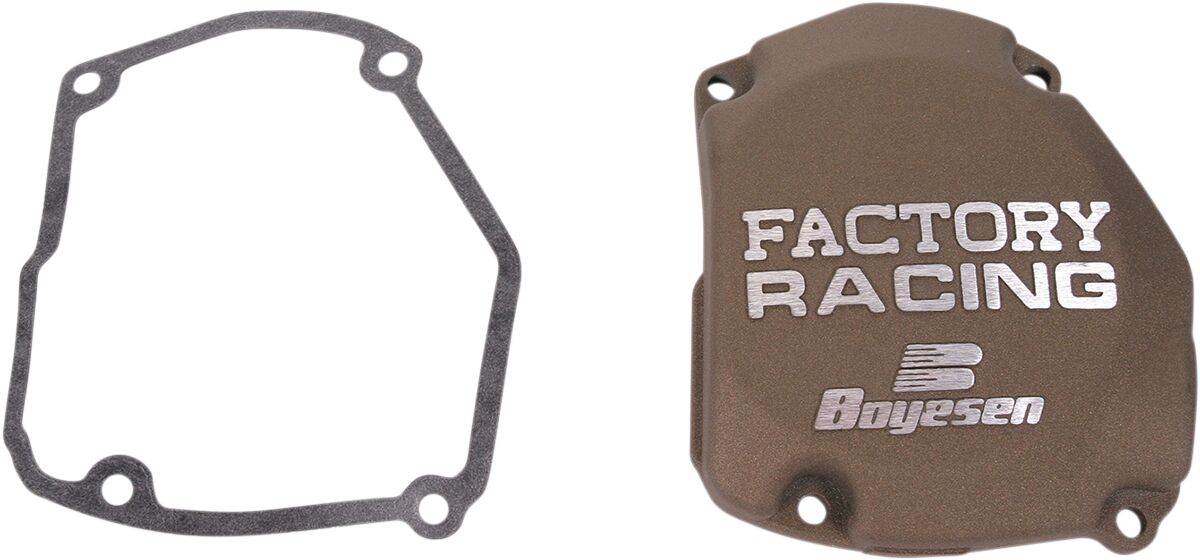 IGNITION COVER FACTORY RACING  ALUMINUM REPLACEMENT MAGNESIUM