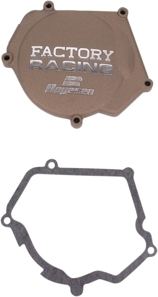 IGNITION COVER FACTORY RACING  ALUMINUM REPLACEMENT MAGNESIUM