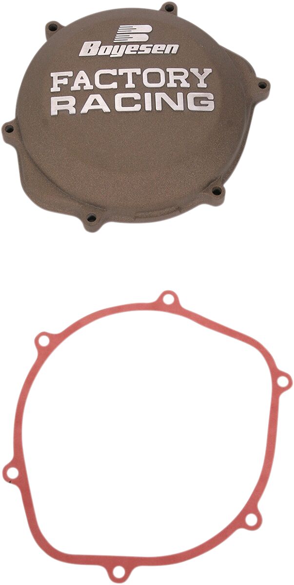 CLUTCH COVER FACTORY RACING  ALUMINUM REPLACEMENT MAGNESIUM