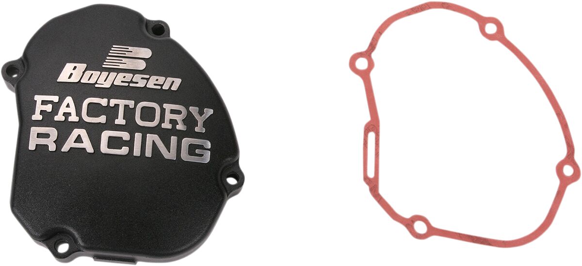 IGNITION COVER FACTORY RACING  ALUMINUM REPLACEMENT BLACK