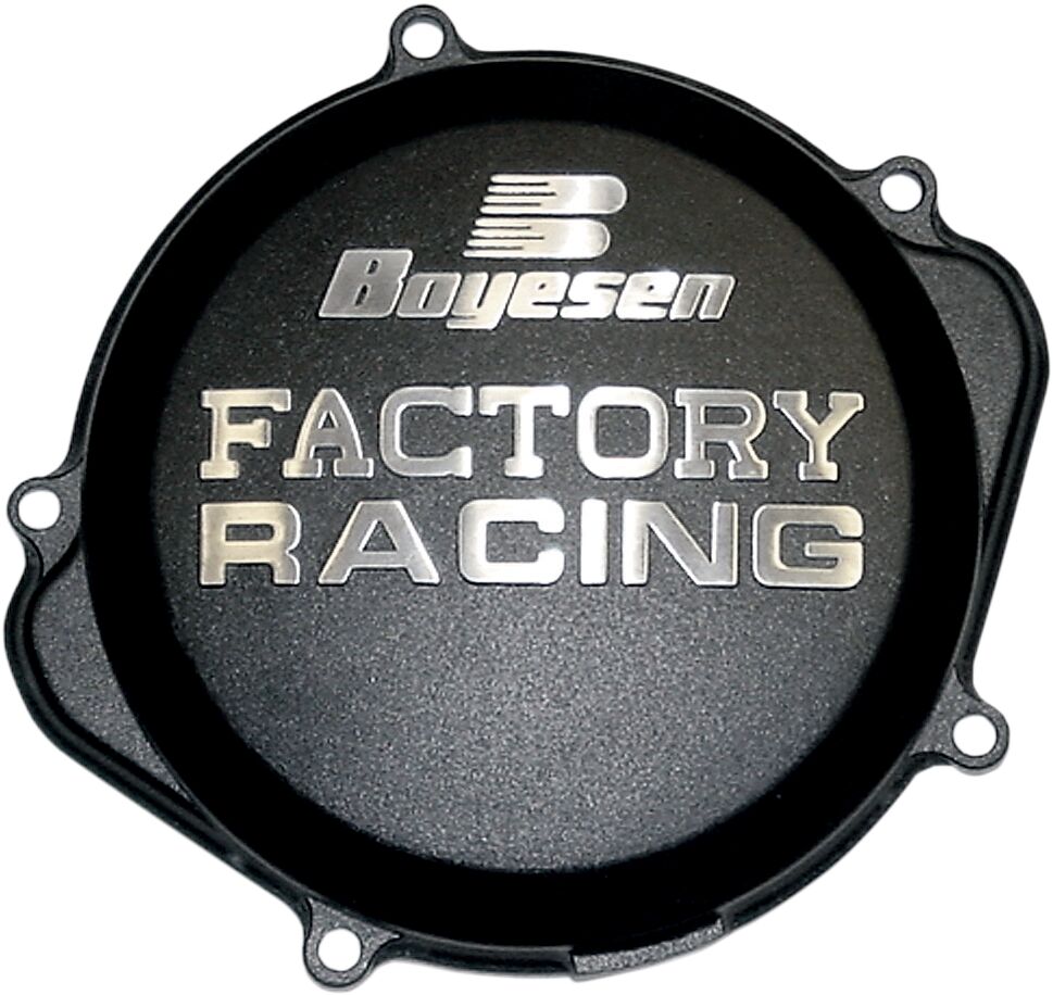 CLUTCH COVER FACTORY RACING  ALUMINUM REPLACEMENT BLACK