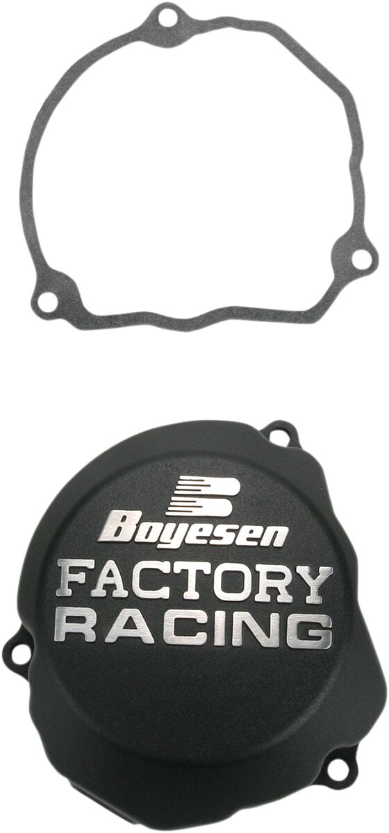 IGNITION COVER FACTORY RACING  ALUMINUM REPLACEMENT BLACK