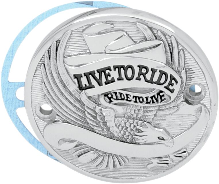 LIVE TO RIDE POINT COVER CHROME