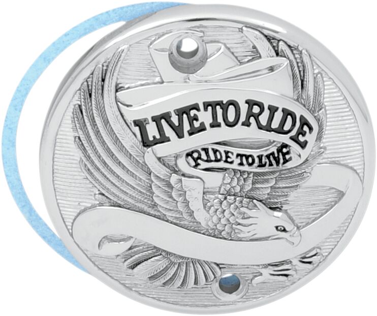 LIVE TO RIDE POINT COVER CHROME