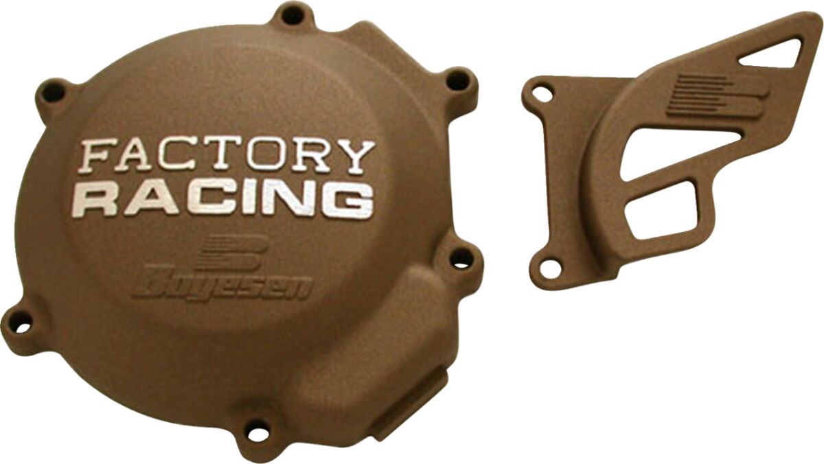 IGNITION COVER FACTORY RACING  ALUMINUM REPLACEMENT MAGNESIUM