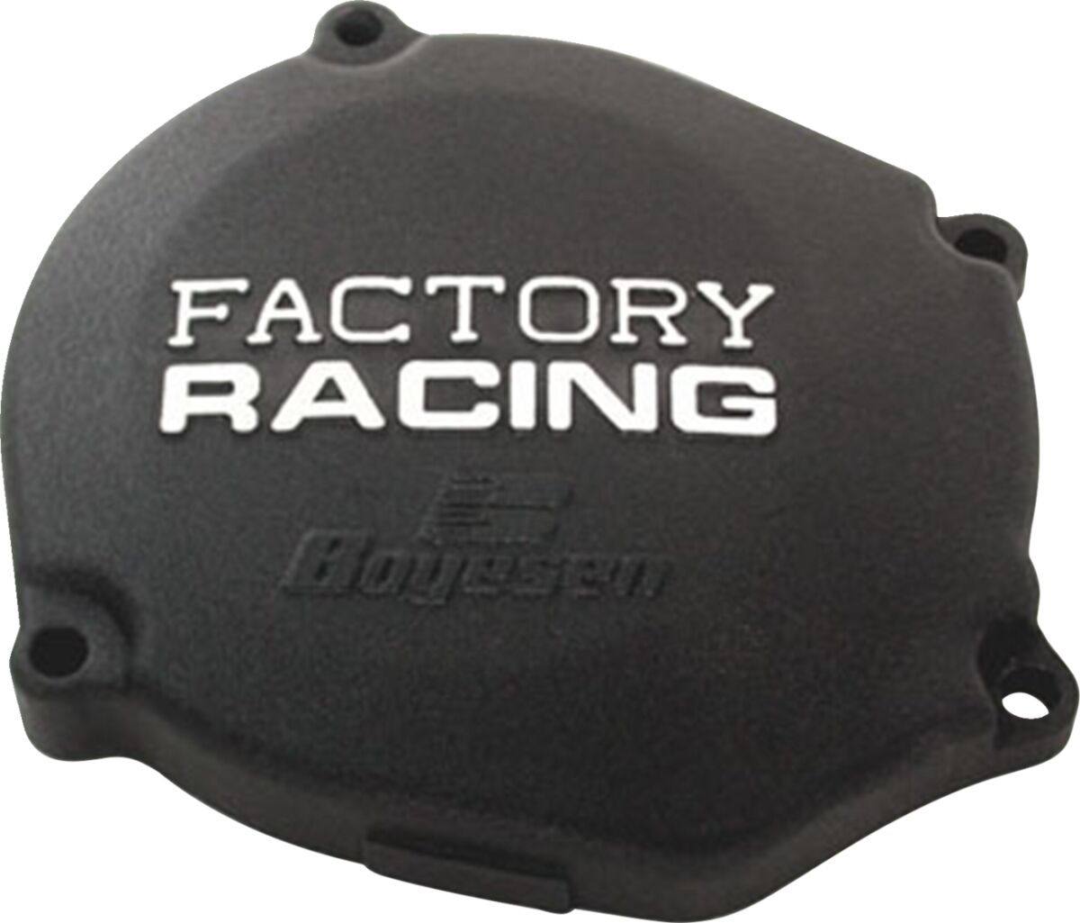 IGNITION COVER FACTORY RACING  ALUMINUM REPLACEMENT BLACK