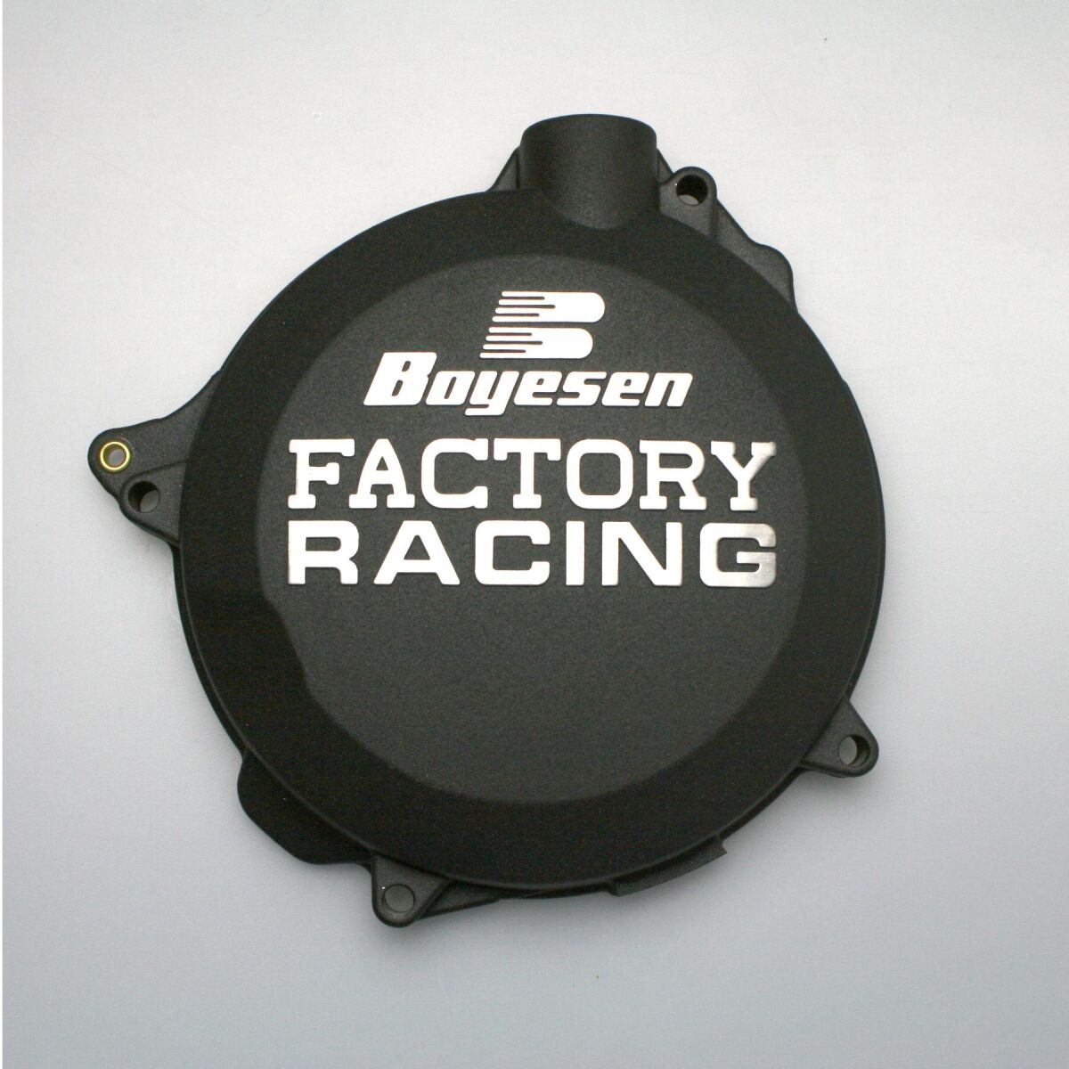 CLUTCH COVER FACTORY RACING  ALUMINUM REPLACEMENT BLACK