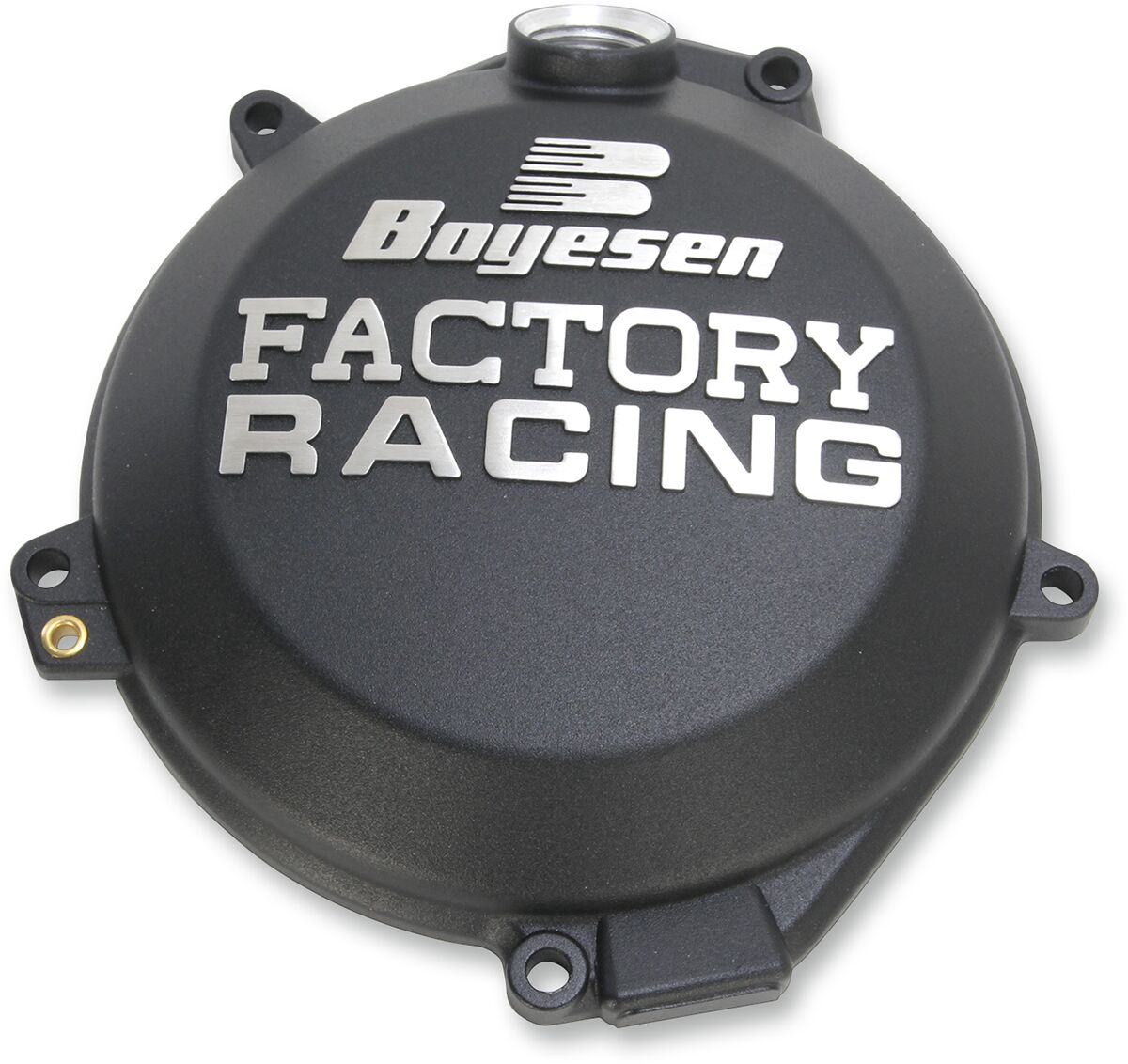 CLUTCH COVER FACTORY RACING  ALUMINUM REPLACEMENT BLACK