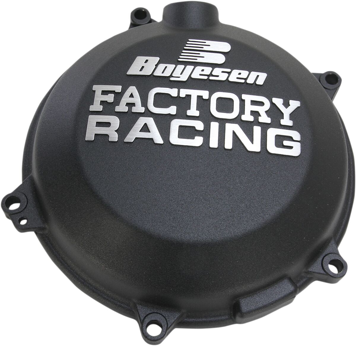 CLUTCH COVER FACTORY RACING  ALUMINUM REPLACEMENT BLACK