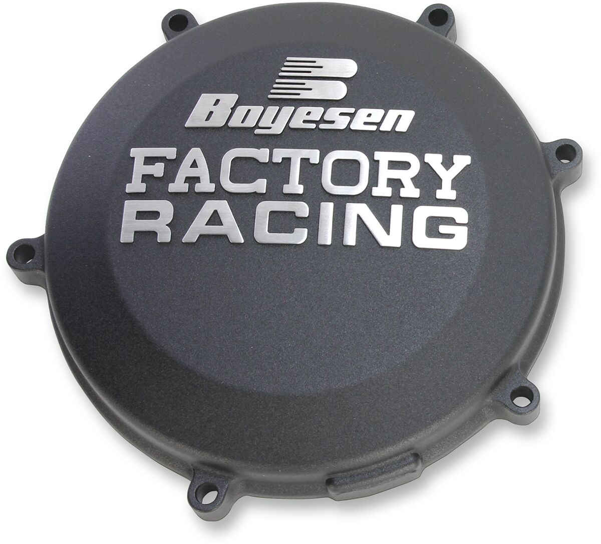 CLUTCH COVER FACTORY RACING  ALUMINUM REPLACEMENT BLACK