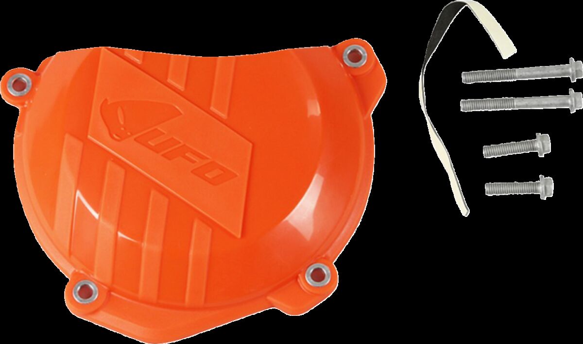 CLUTCH COVER W/MOUNTING KIT KTM ORANGE