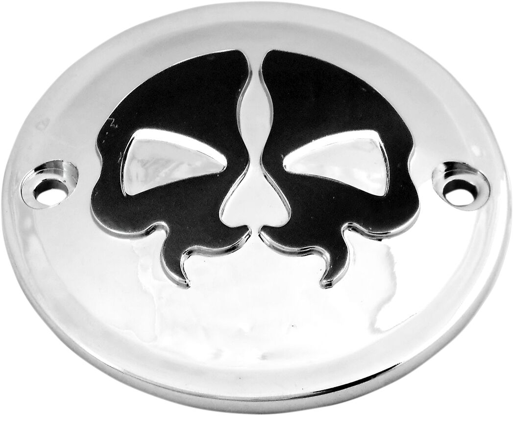 COVER POINTS 2-HOLE SPLIT SKULL CHROME