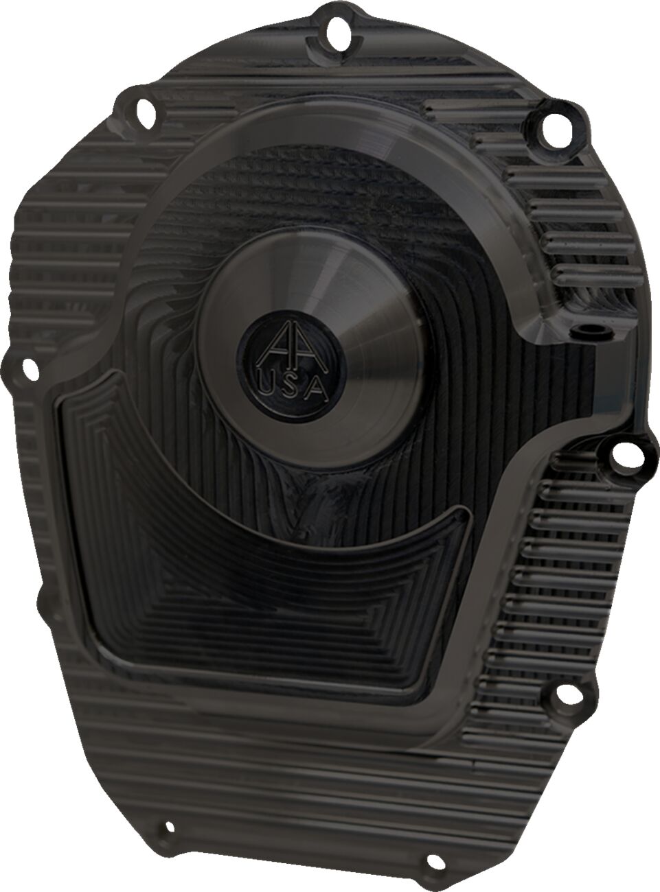 COVER COMP CAM M8 BLACK FINNED