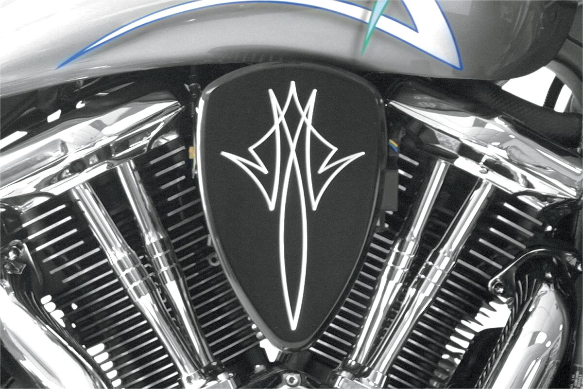 AIR CLEANER KIT BIG AIR  PINSTRIPE BLACK
