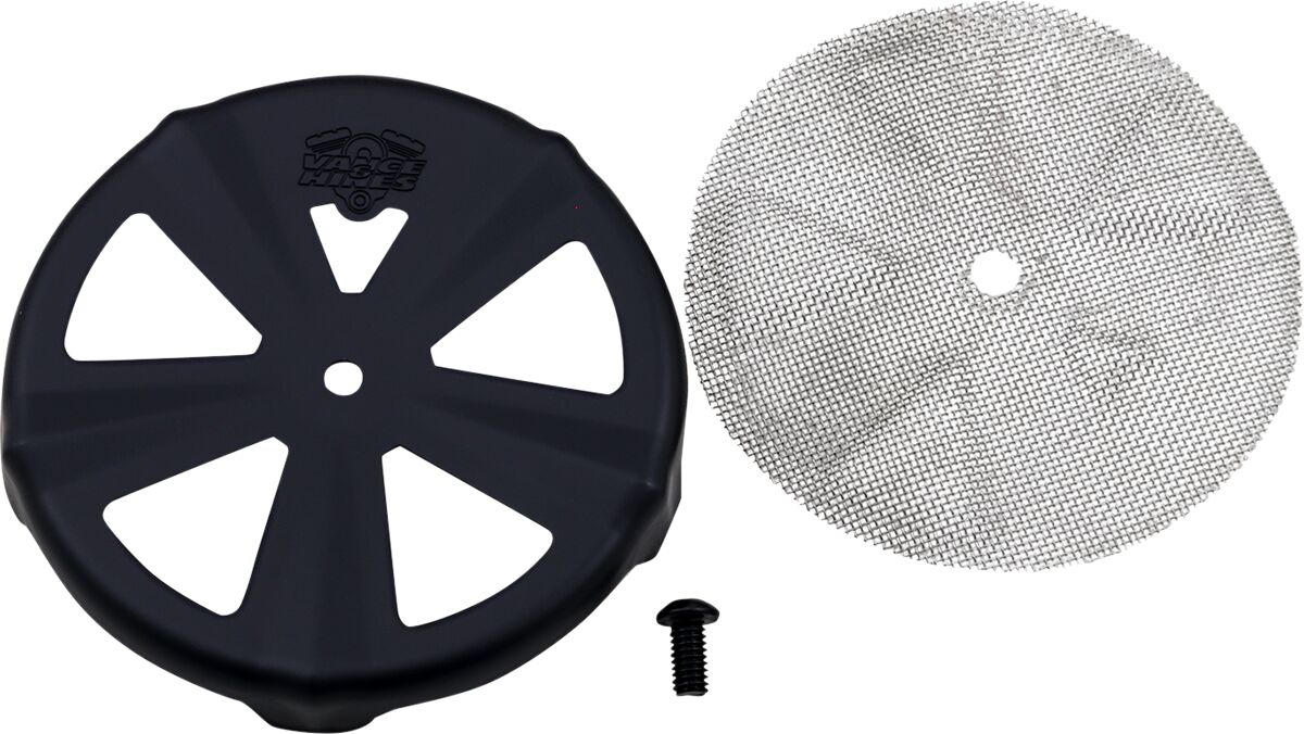 AIR CLEANER COVER FOR VO2 NAKED SKULLCAP CROWN BLACK