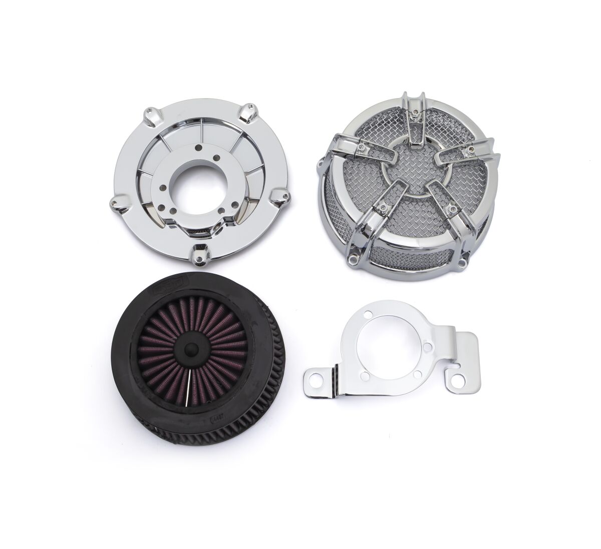 AIR CLEANER MACH 2 CO-AX CHROME HD-XL