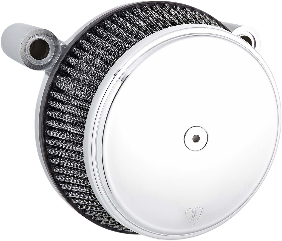 AIR FILTER KIT BIG SUCKER STAGE 1 SMOOTH WITH SYNTHETIC AIR FILTER CHROME