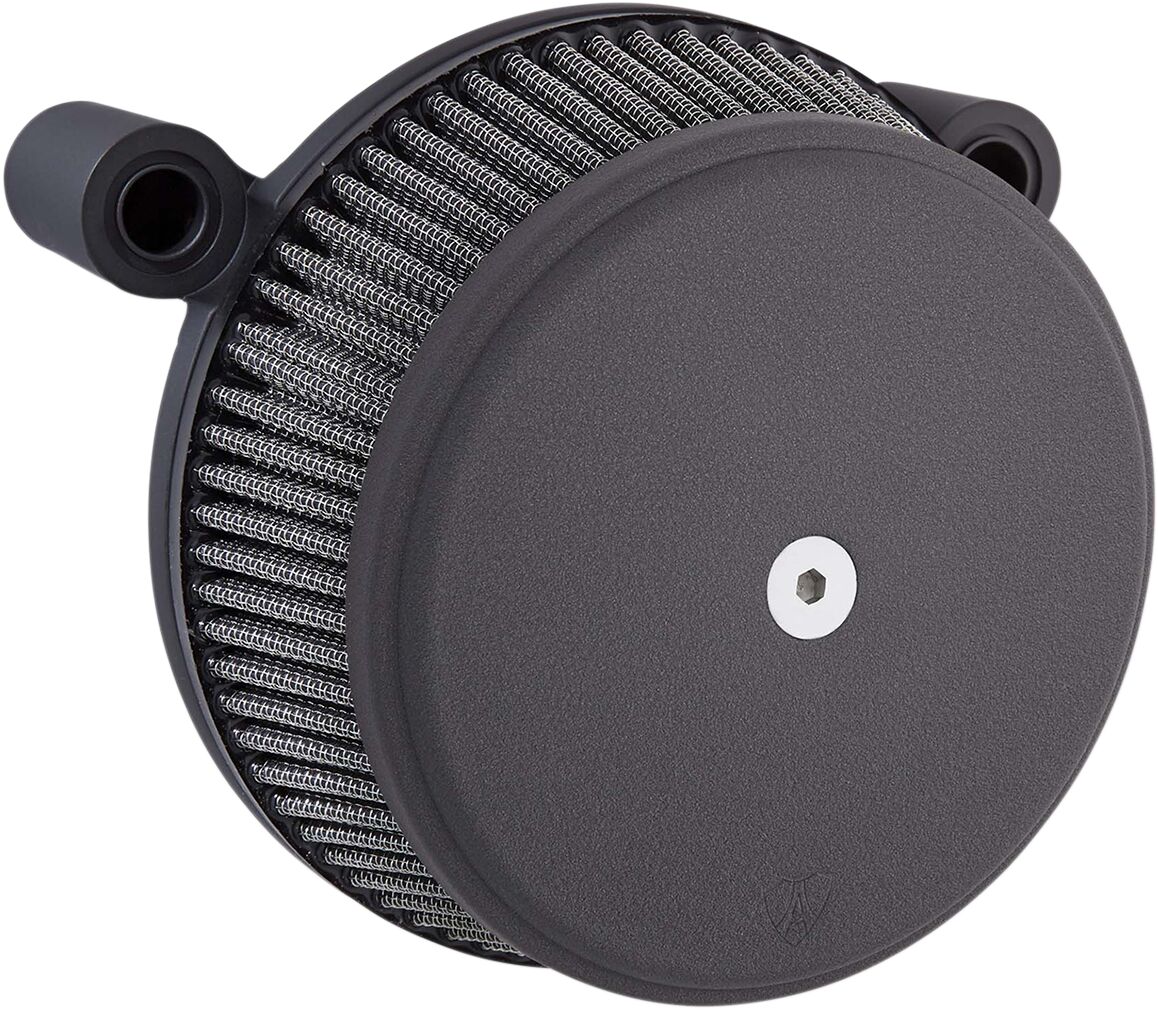 AIR FILTER KIT BIG SUCKER STAGE 1 SMOOTH WITH SYNTHETIC AIR FILTER CHROME