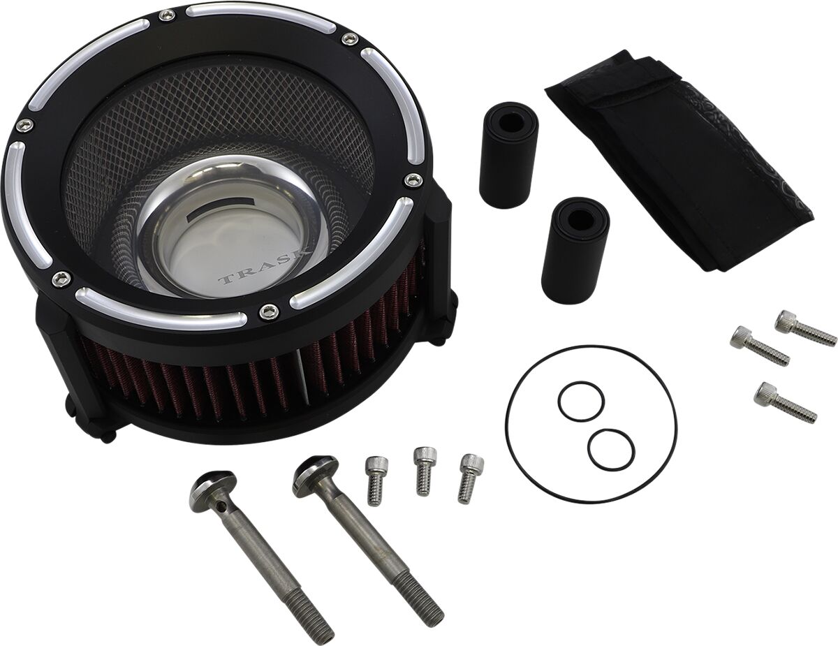 AIR CLEANER KIT ASSAULT CHARGE HIGH-FLOW TBW ALUMINUM BLACK