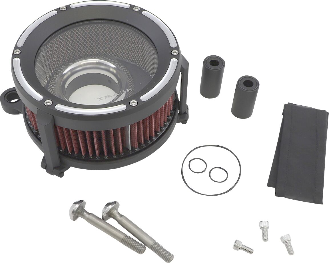 AIR CLEANER KIT ASSAULT CHARGE HIGH-FLOW TBW ALUMINUM BLACK