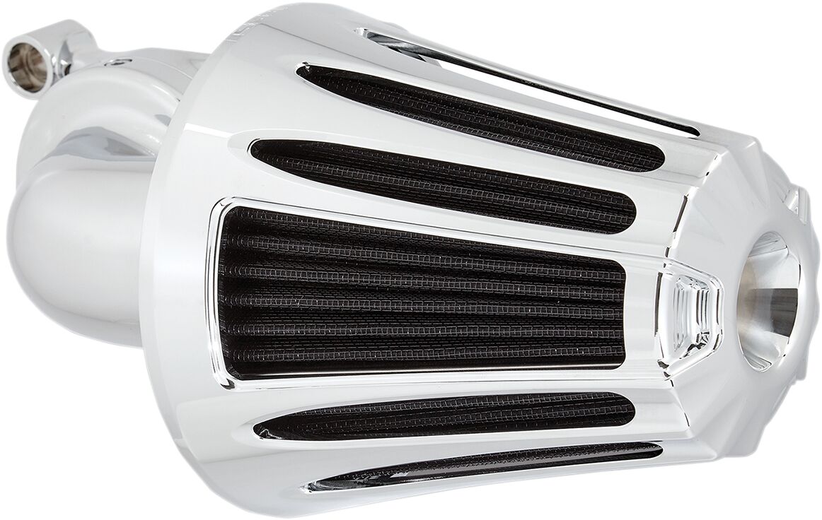 AIR CLEANER KIT MONSTER SUCKER WITH COVER DEEP CUT CHROME