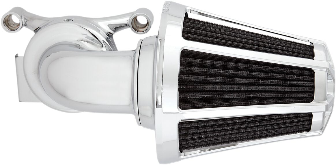 AIR CLEANER KIT MONSTER SUCKER WITH COVER BEVELED CHROME