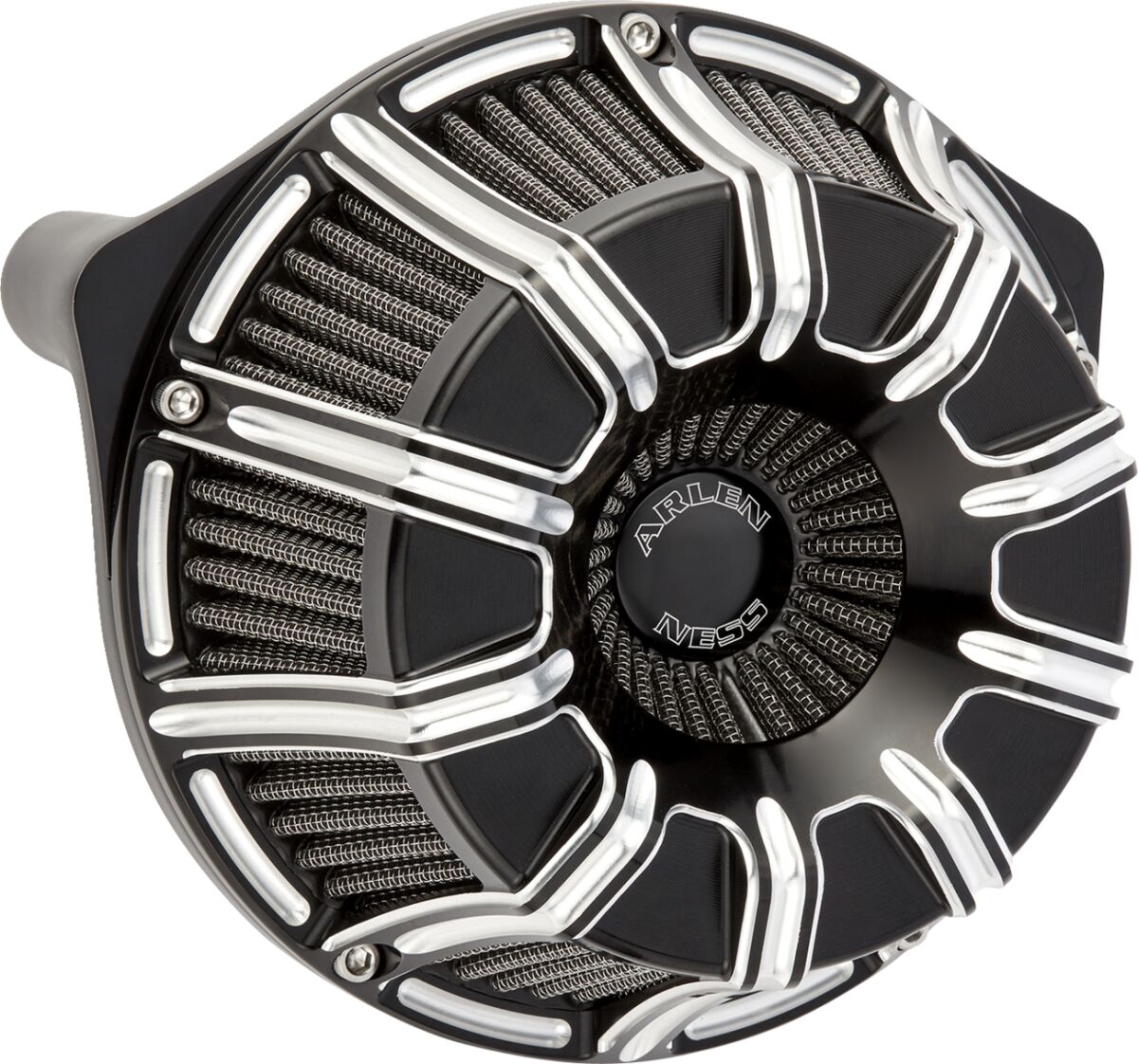 AIR CLEANER 10-GAUGE INVERTED BLACK